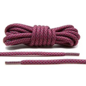 Cordones Redondos - Burgundy/Grey