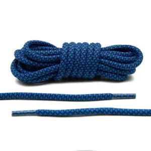 Cordones Redondos - Columbia Blue/Black