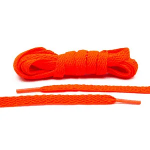 Cordones Planos - Flaming Orange 54"