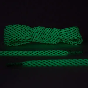 Cordones Planos Reflectantes 2.0 - Glow in the Dark