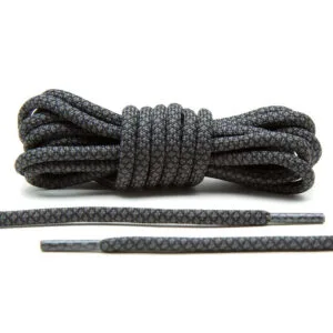 Cordones Redondos - Grey/Black