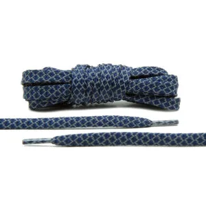 Cordones Planos Reflectantes 1.0 - Navy Blue