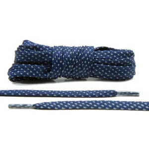 Cordones Planos Reflectantes 2.0 - Navy Blue