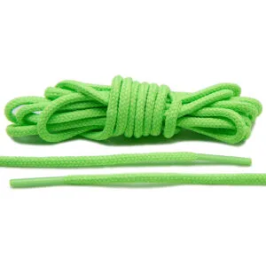 Cordones Cuerda Fina 3mm Running - Neon Green