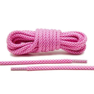 Cordones Redondos - Pink/White