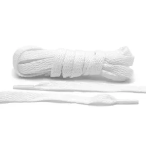 Cordones Planos - White