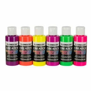 Createx Airbrush Colors 60ml 5802-00 Fluorescent Set 6