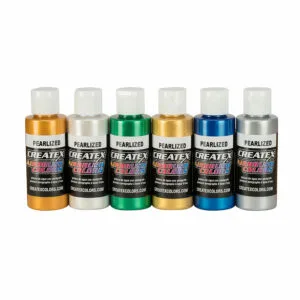 Createx Airbrush Colors 60ml 5804-00 Pearlized Set 6