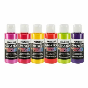 Createx Airbrush Colors 60ml 5811-00 Pearlized Sample Set 6