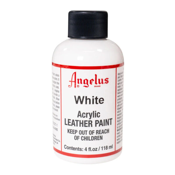 Pintura Cuero Angelus 4 onzas 005 White