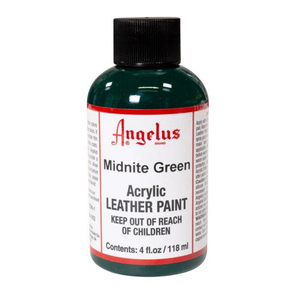 Pintura Cuero Angelus 4 onzas 052 Midnite Green