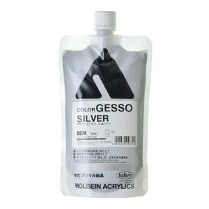 Holbein Color Gesso Silver 300ml A674