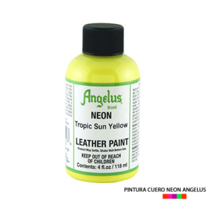 Pintura Cuero Neon Angelus 4 oz - 121 Tahitian Pink Neon