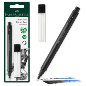 Goma Faber-castell de precisión (lápiz) + 4 repuestos de 2,5