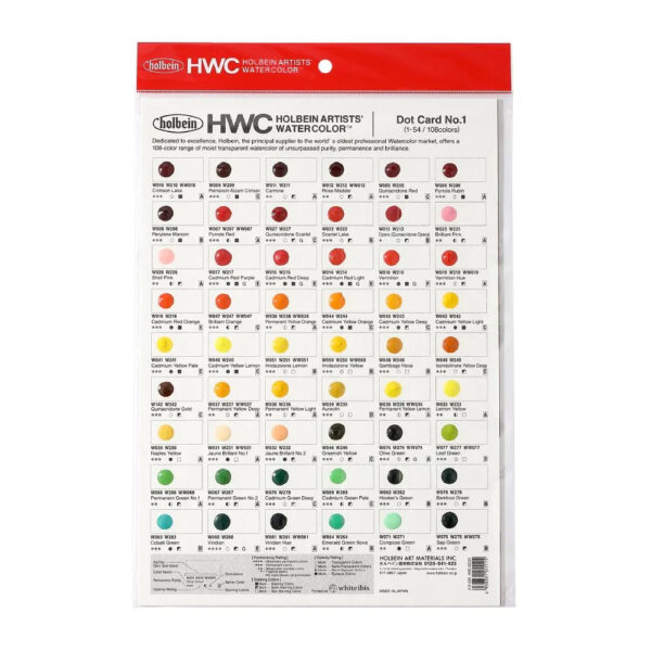 Color Sample HWC Dot Card