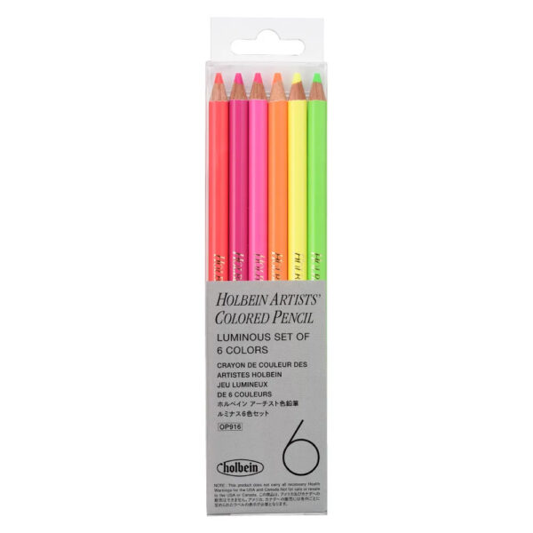 Lapices de Colores Set 6 Colores Luminous - OP916
