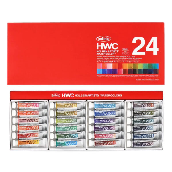 Acuarela Set HWC	24 Tubos 5ml Granulating WG591