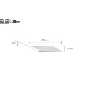 Art Knife Repuesto 4mm p/AK-5 30un KB-5/30B