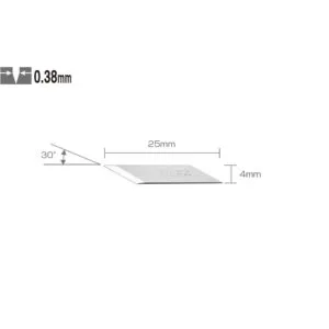 Art Knife Repuesto 4mm p/AK-5 30un KB-5/30B