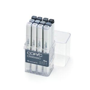 Marker 12 Color Set Cg - Cool Gray