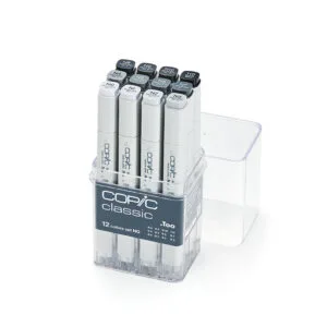 Marker 12 Color Set Ng - Neutral Gray