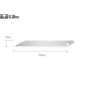 Cuchillo 9mm Repuesto 30° p/SAC-1,A-1 10un SAB-10