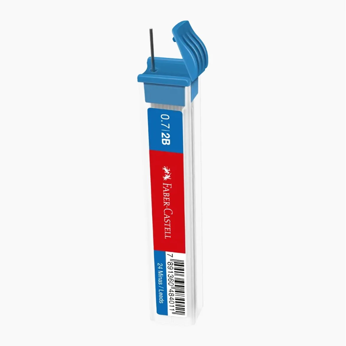 Mina Faber-castell 0,7 mm HB-2B 12un. - Imagen 3