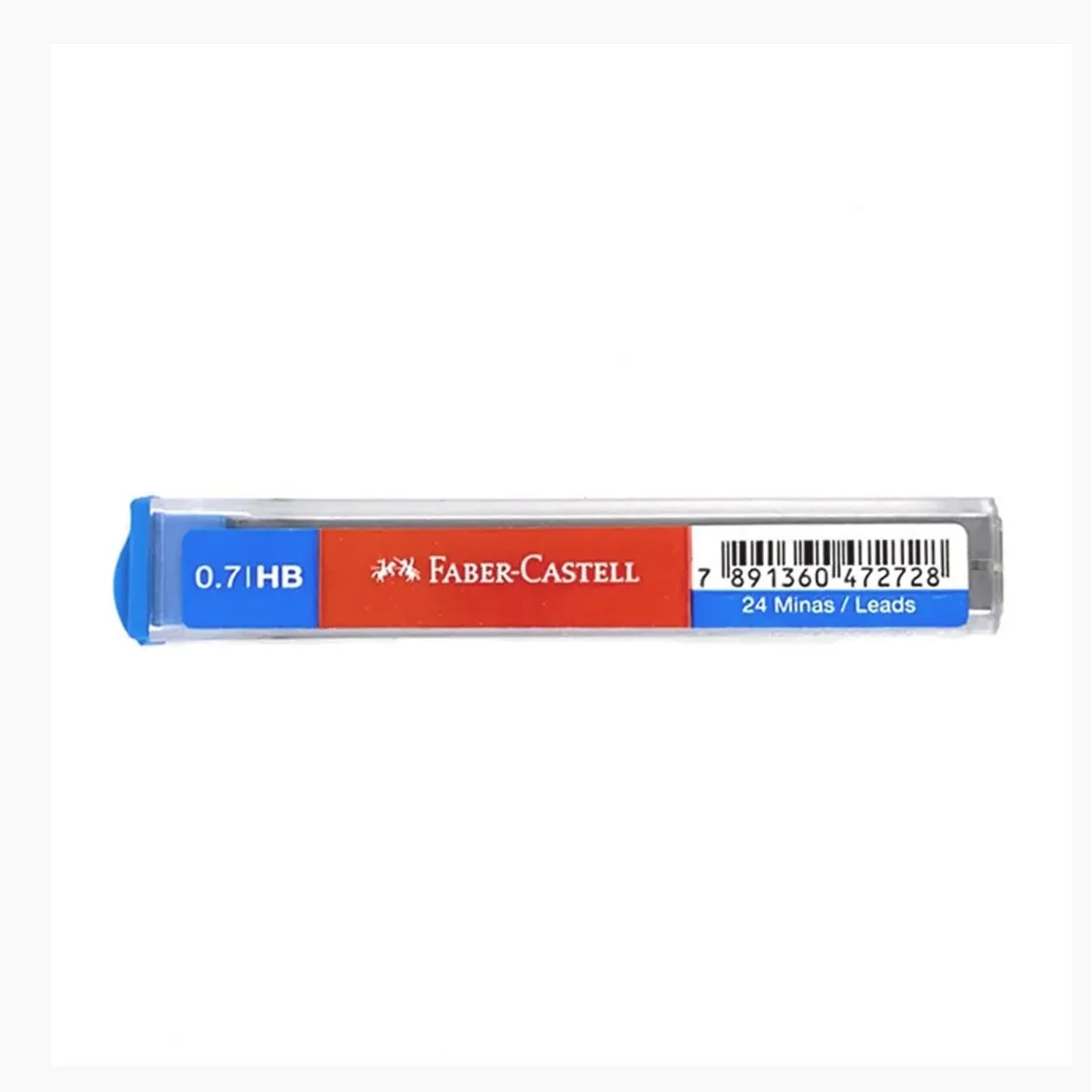 Mina Faber-castell 0,7 mm HB-2B 12un. - Imagen 2