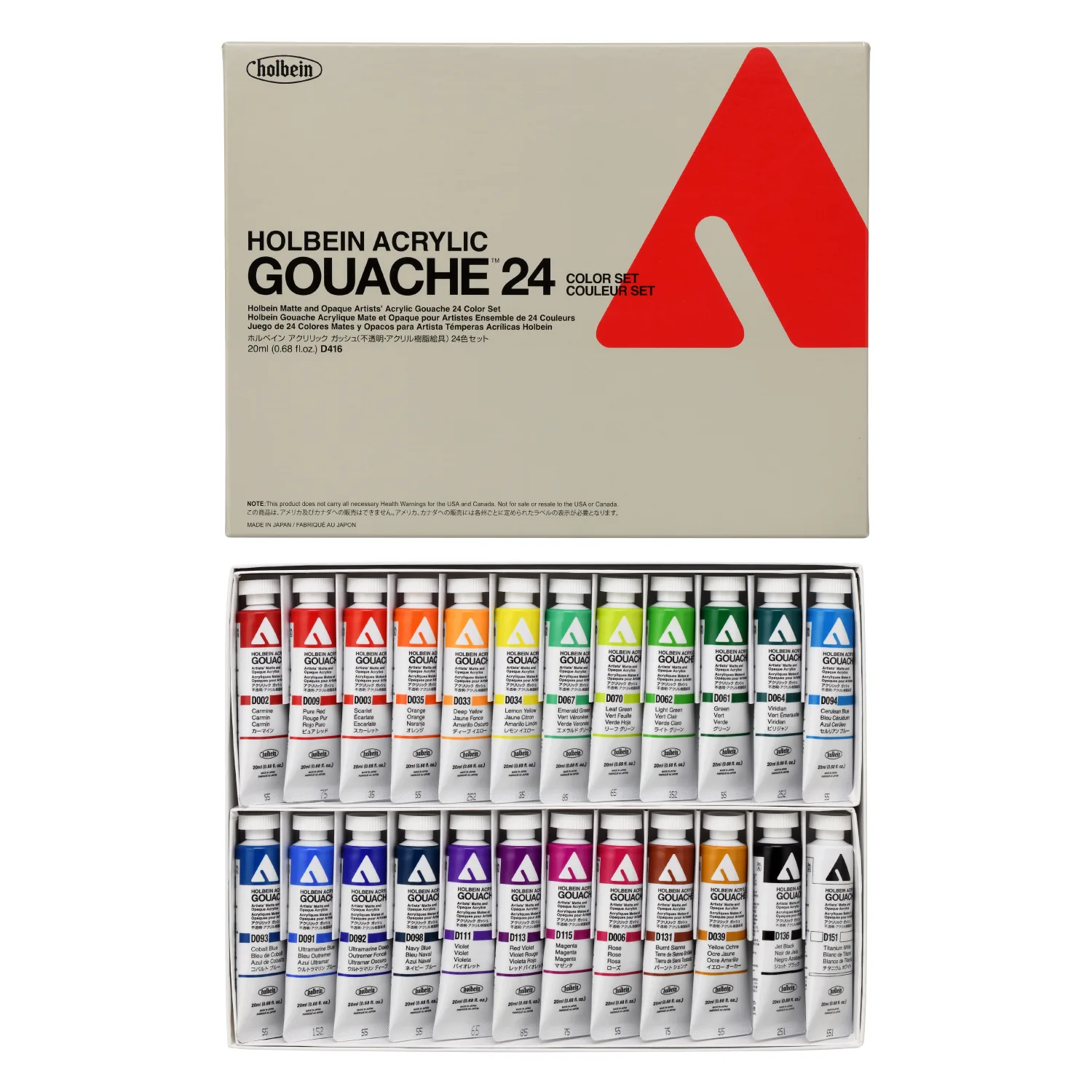 Acryla Gouache 24 un. D416