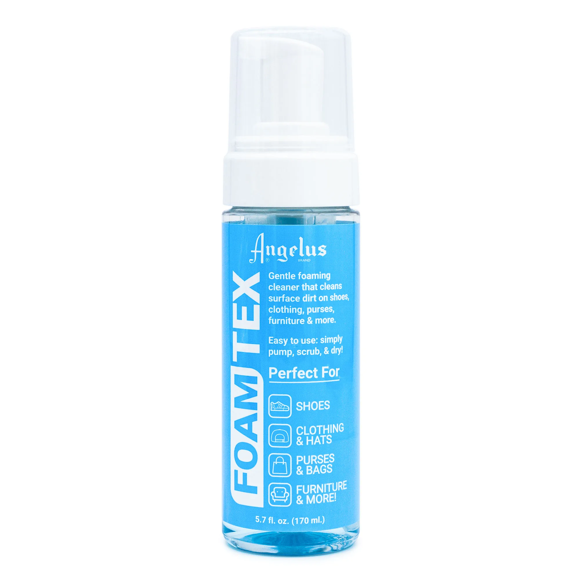 Angelus Foam Tex limpiador en espuma - botella con dosificador