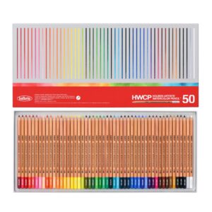 Lápiz Acuarelable Holbein HWCP Set 50 Colores WP195